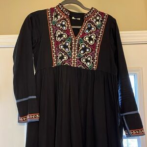 Matta black embellished dress